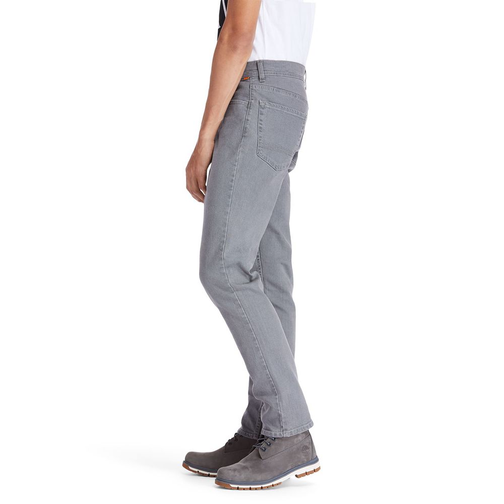 Pantalones Timberland Hombre Sargent Lake Slim Fit Denim Gris - Chile PDW-947086